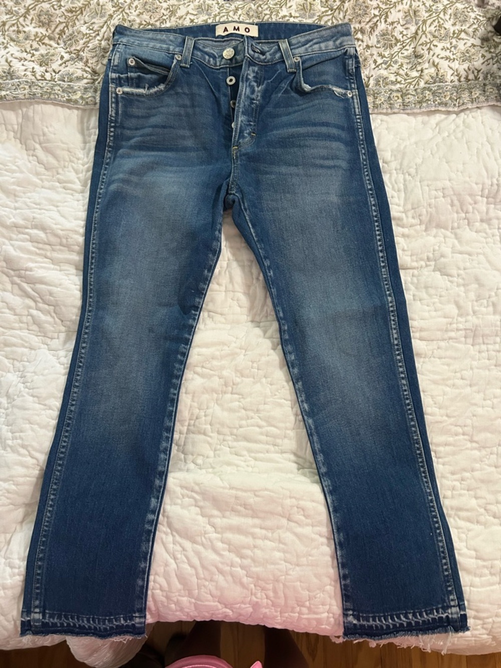 AMO Women's Jeans in Medium Blue Wash